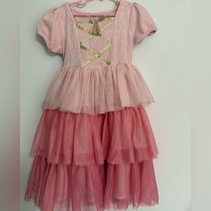 Gymboree Pink Casual Tiered Dress